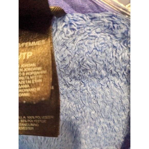 The North Face Jacket Adult XS Blue Fleece Full Zip Mock‎ Neck Womens - Picture 4 of 5